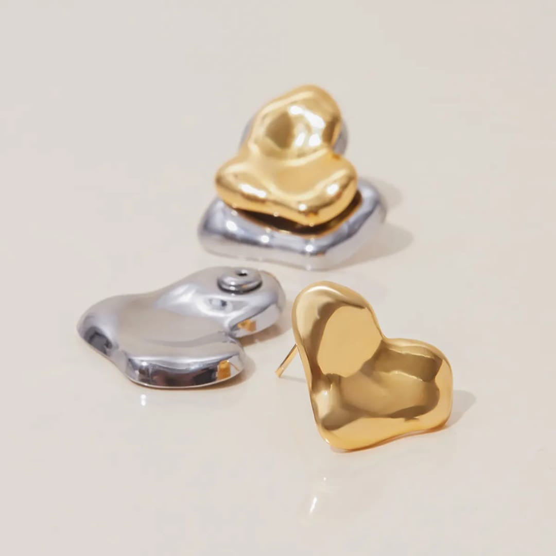 TwoWay Heart Studs