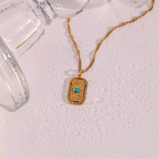 Sunburst Charm Chain