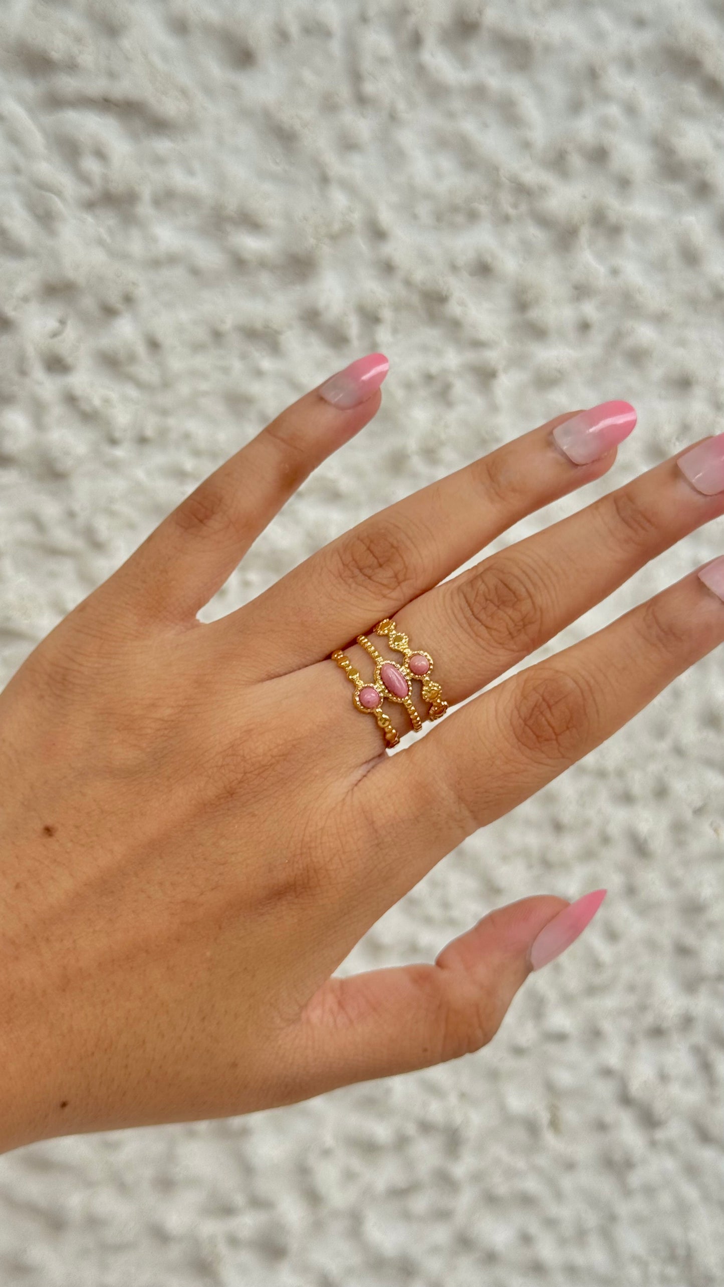 Petal Stack Ring (Adjustable)