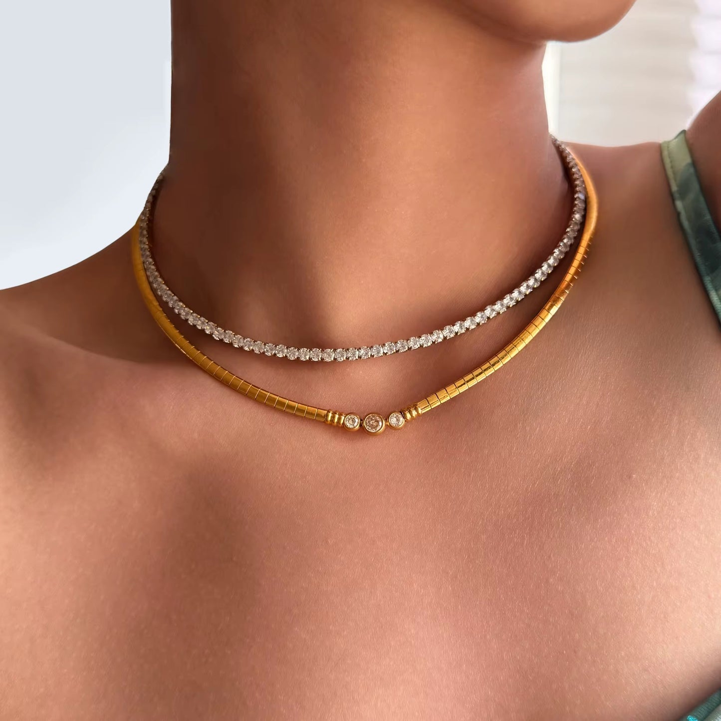 Solid Bar Necklace
