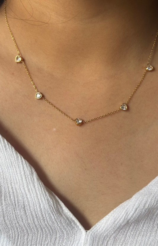 Allover Heart Necklace