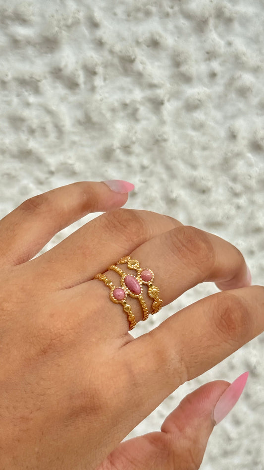 Petal Stack Ring (Adjustable)