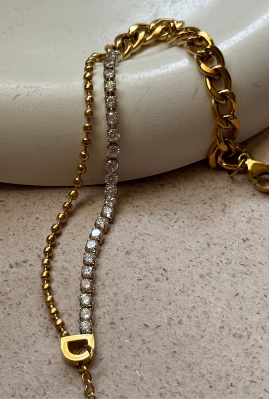 Chain Studded Bracelet