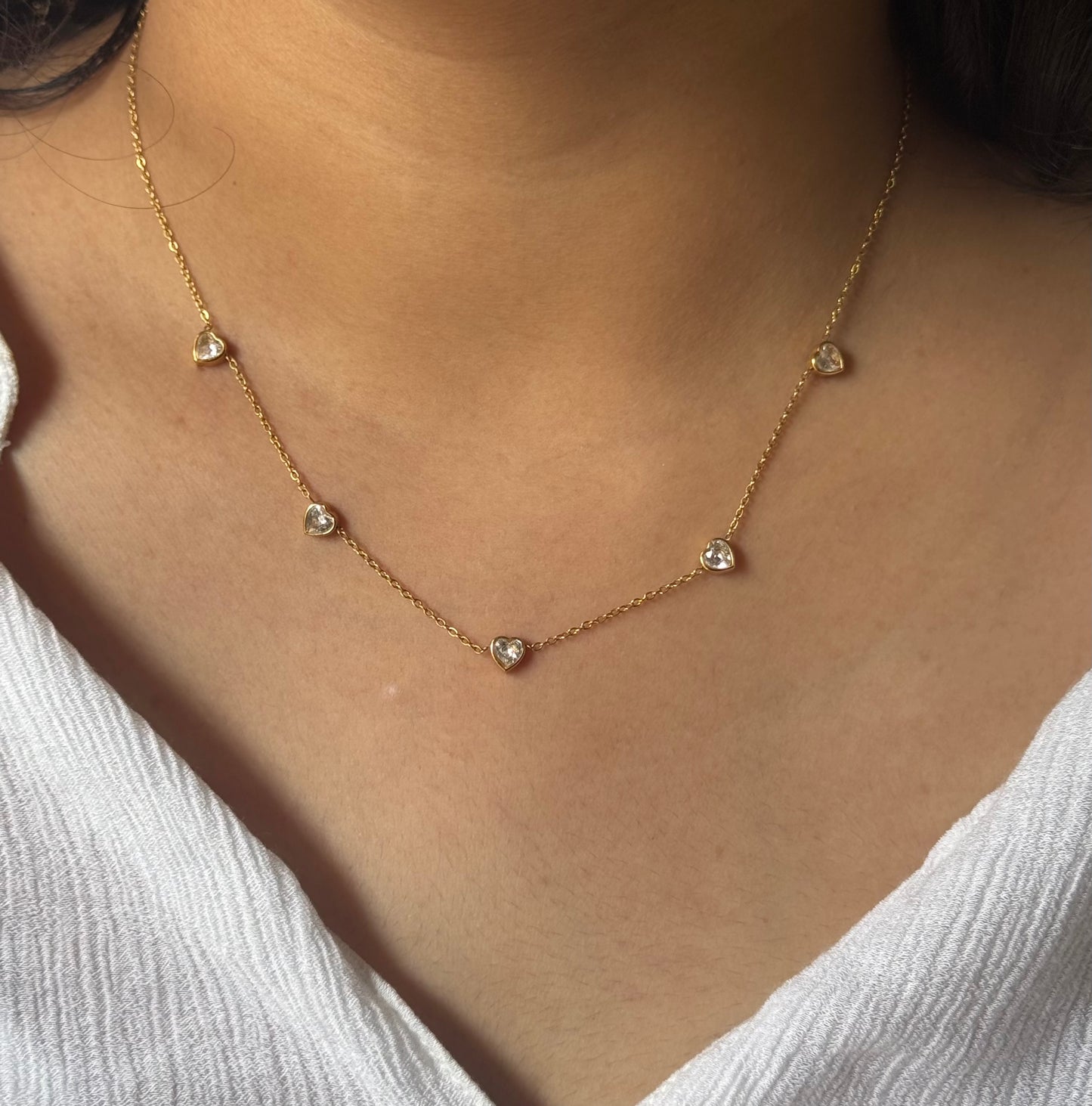 Allover Heart Necklace