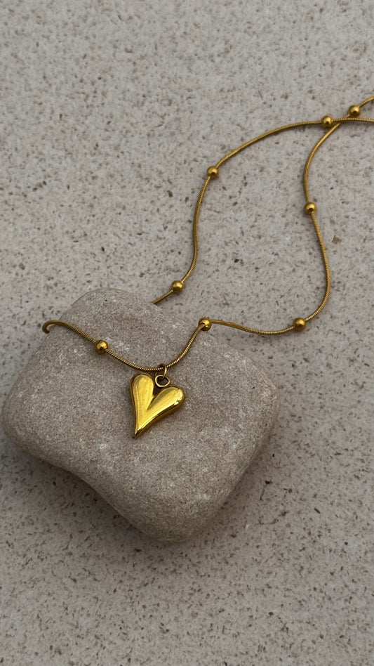 Elongated Heart Chain