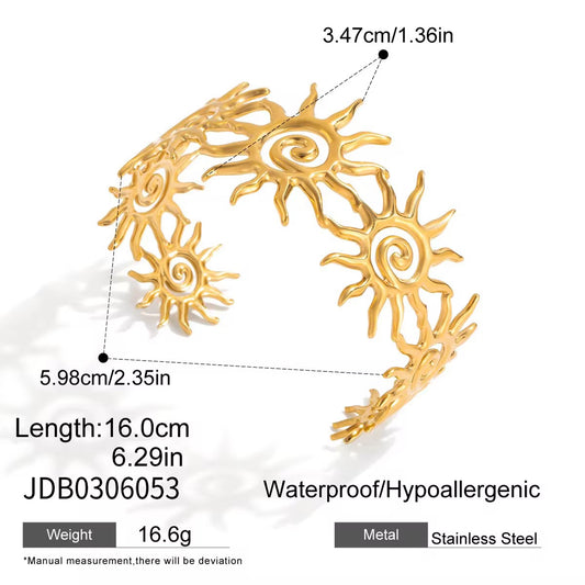 Swirl Sun Cuff