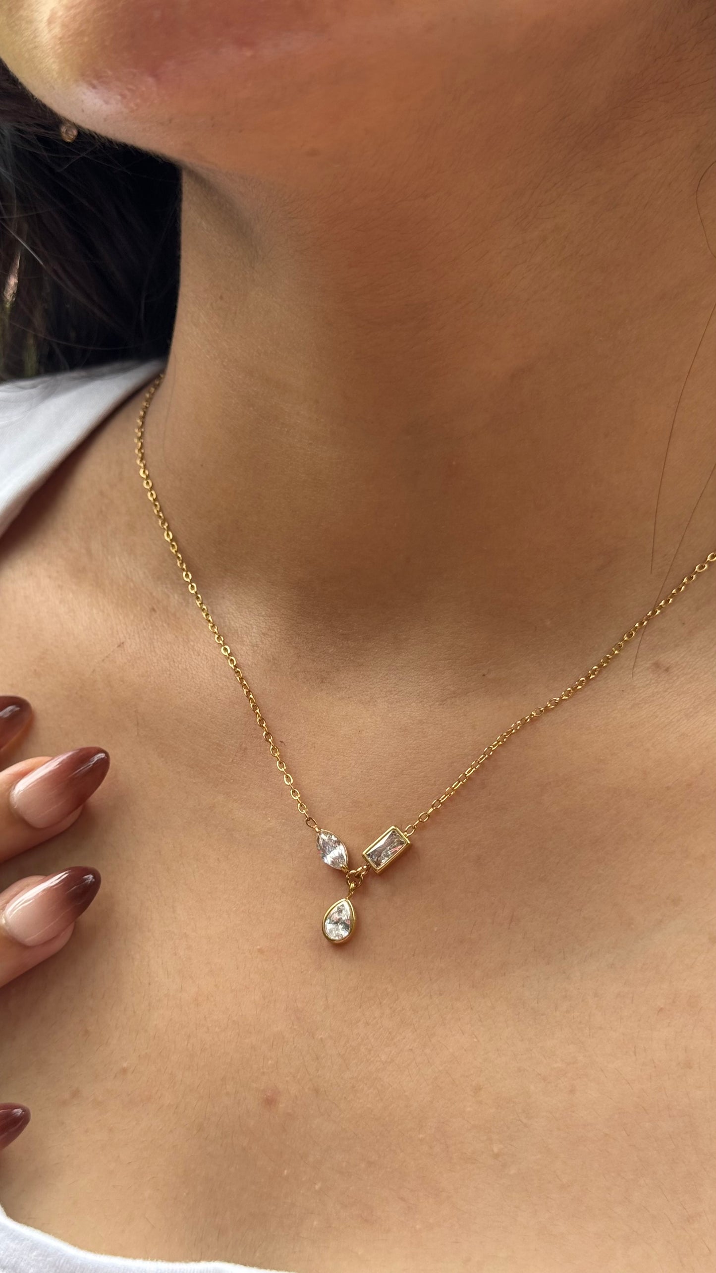 Mixed Cut Trio Pendant