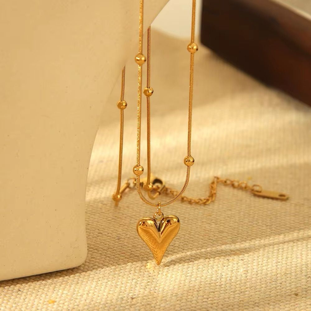 Elongated Heart Chain