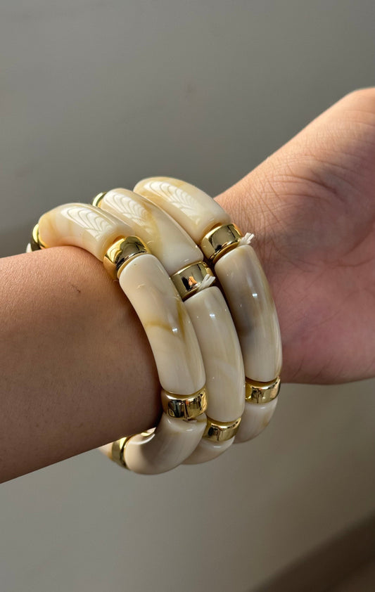 Marble Resin Bangles (Set of 3)