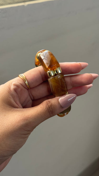 Marble Resin Bangles (Thick)