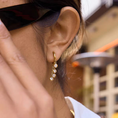 Tiered Solitaire Hoops