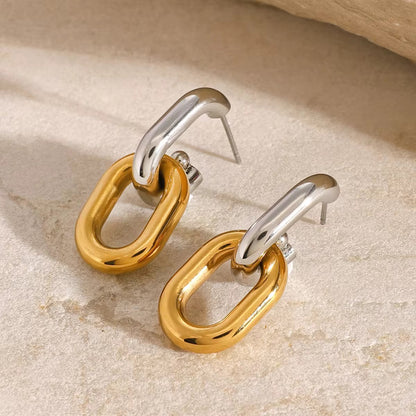 Two-Tone Link Hoops