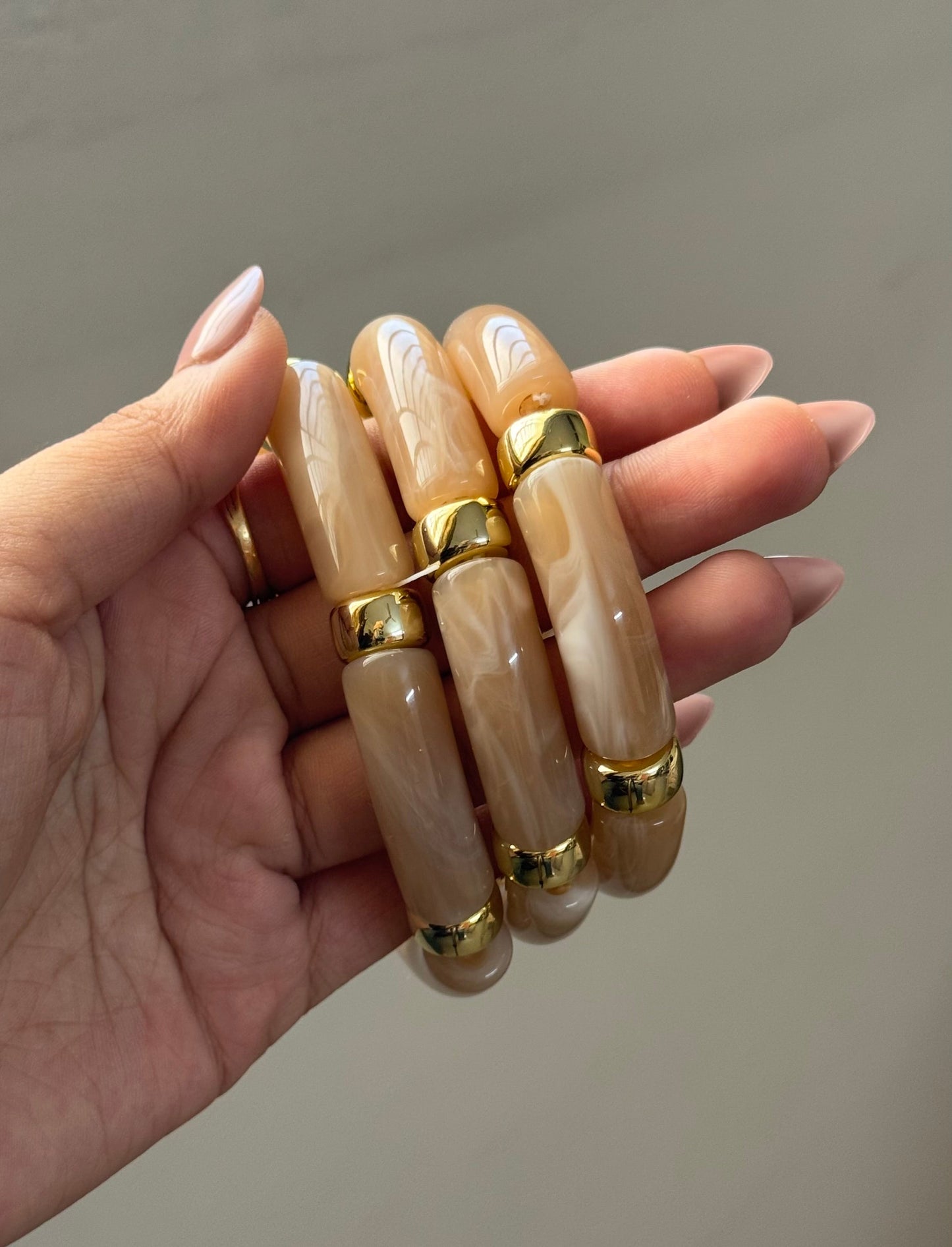 Marble Resin Bangles (Set of 3)