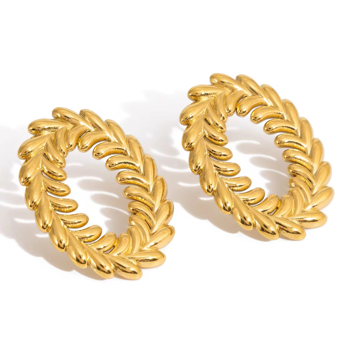 Laurel Gold Earrings