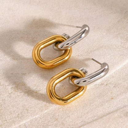 Two-Tone Link Hoops