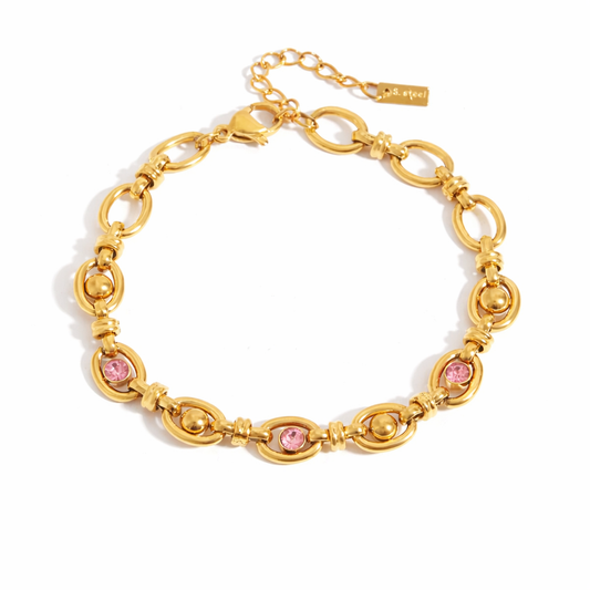 Rosé Link Bracelet