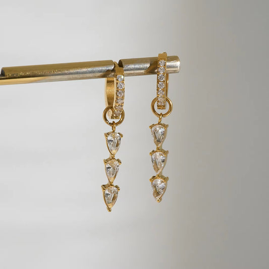 Triple Teardrop Dangles