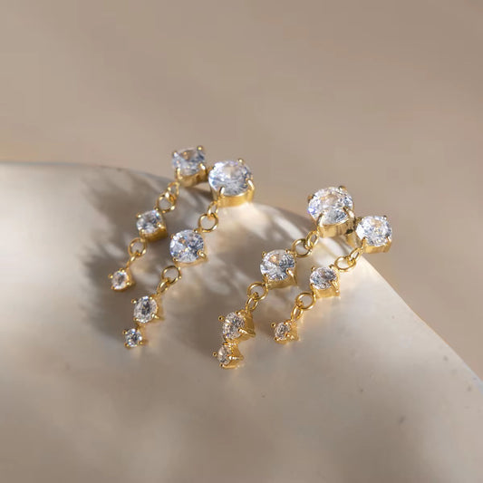 Dual Stream Earrings