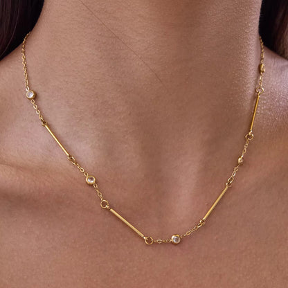 Gold Bar Necklace