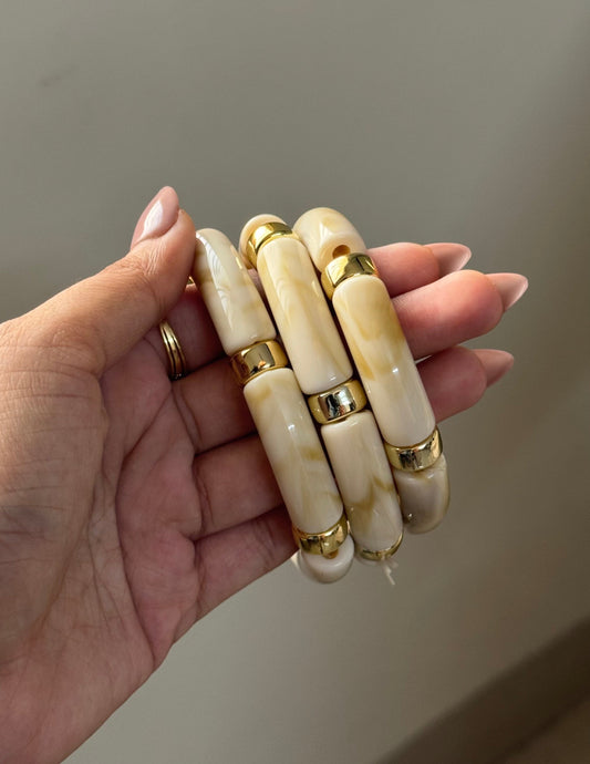 Marble Resin Bangles (Set of 3)