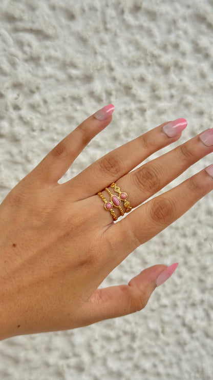 Petal Stack Ring (Adjustable)