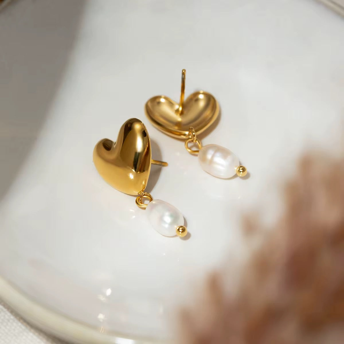 Cupid’s Pearl Earrings