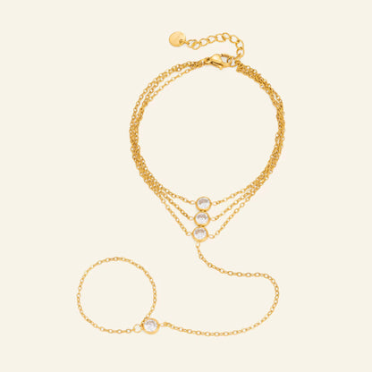 Triple-Strand Handchain