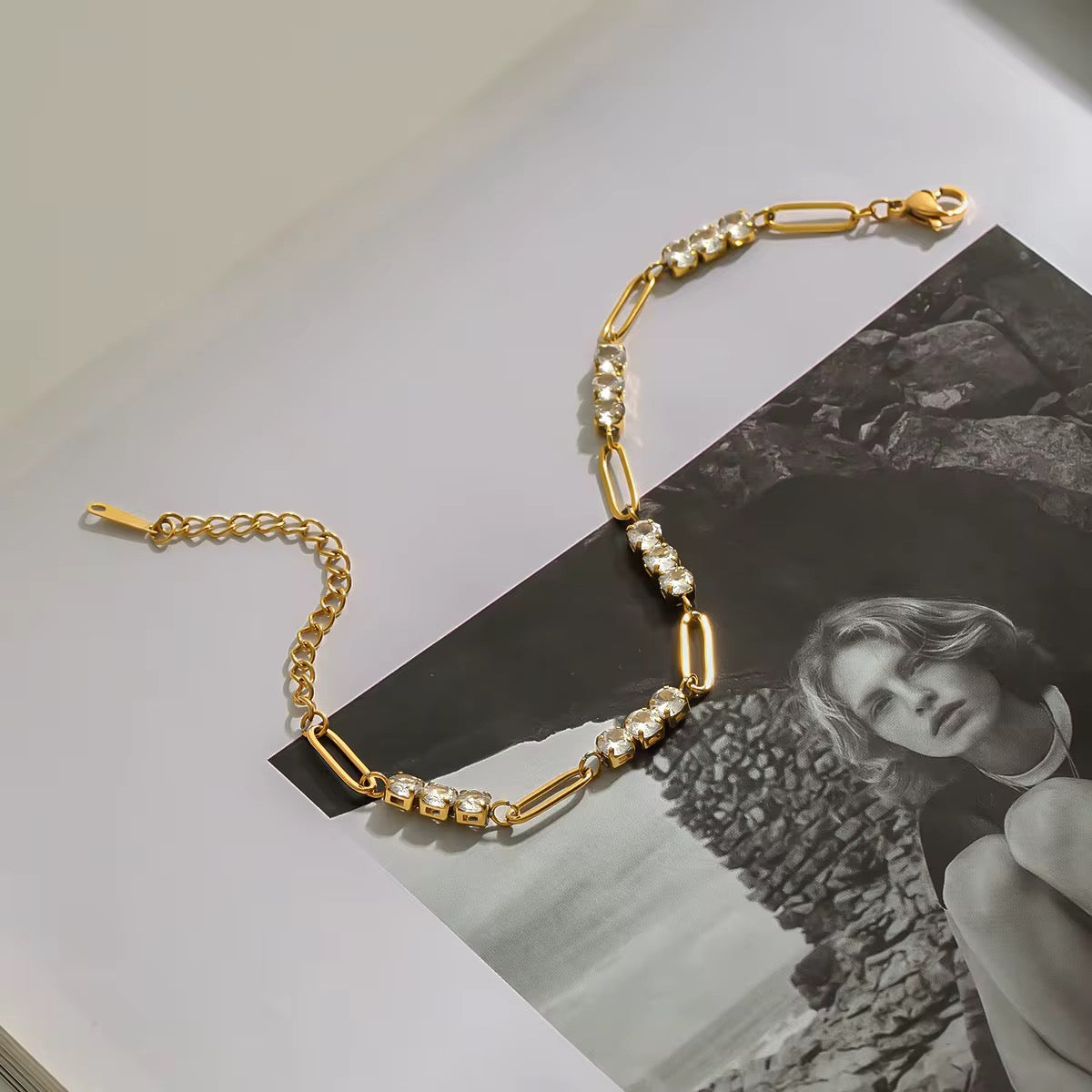 Crystal Chain Bracelet