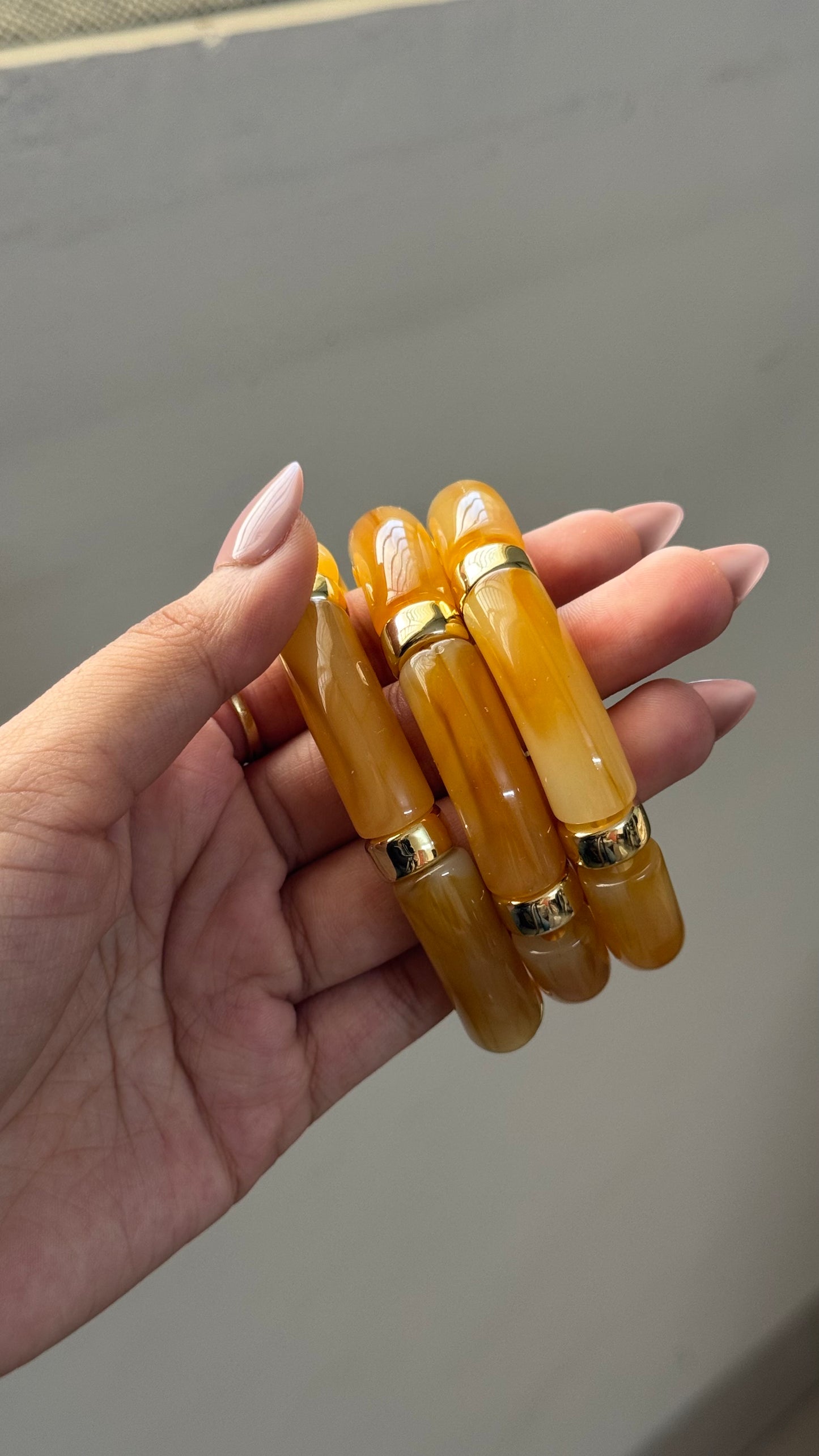 Marble Resin Bangles (Set of 3)