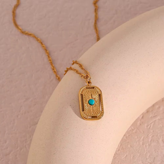 Sunburst Charm Chain