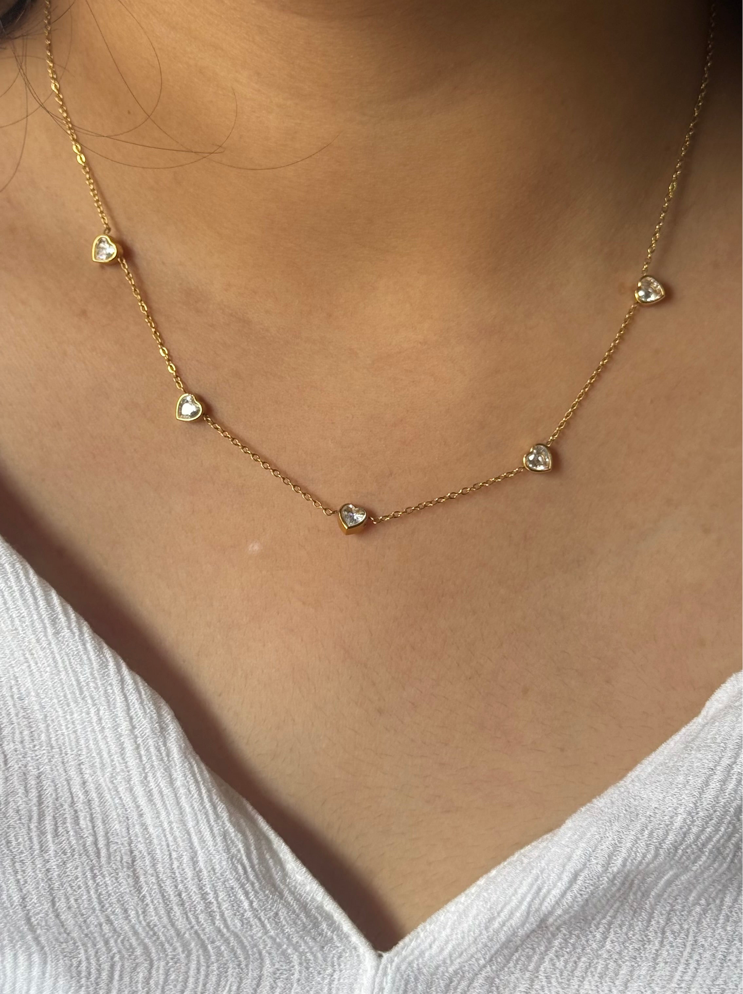 Allover Heart Necklace