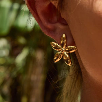 Golden Bloom Studs