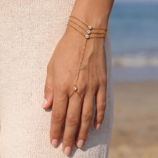 Triple-Strand Handchain