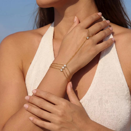 Triple-Strand Handchain