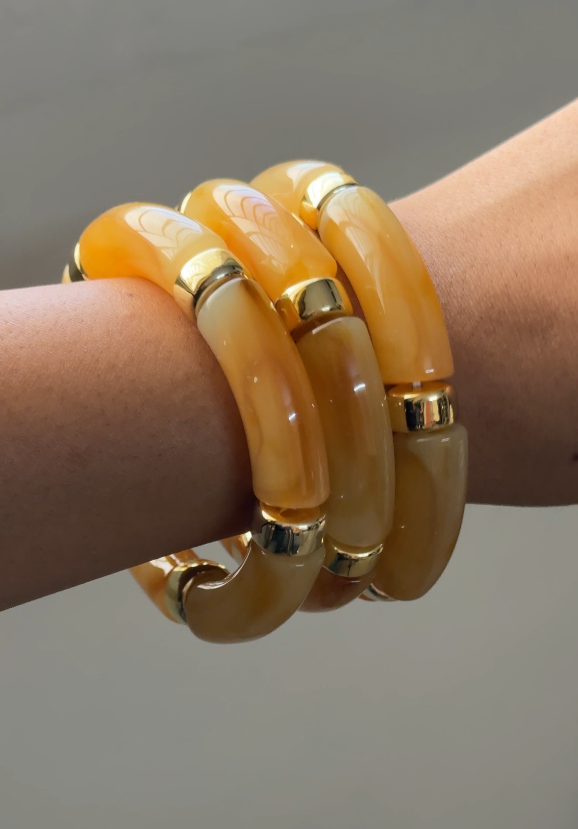 Marble Resin Bangles (Set of 3)