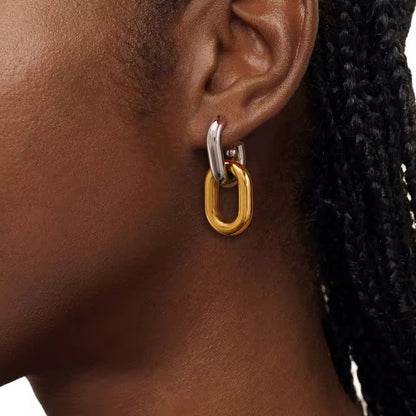 Two-Tone Link Hoops