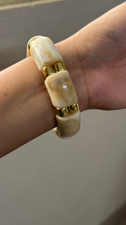 Marble Resin Bangles (Thick)