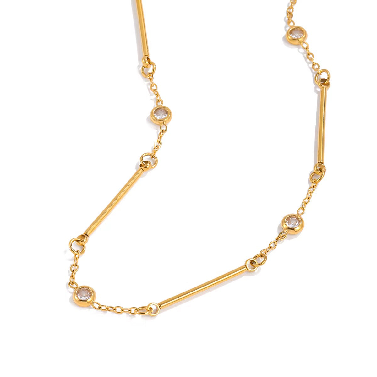 Gold Bar Necklace