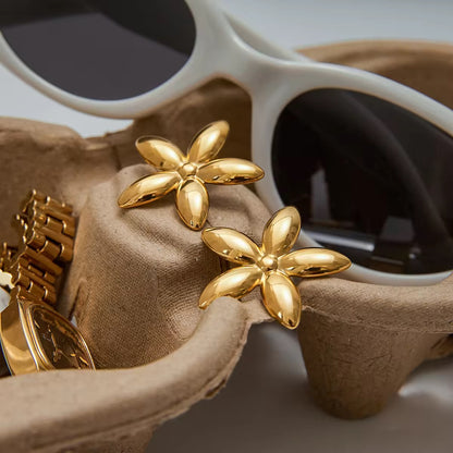 Golden Bloom Studs
