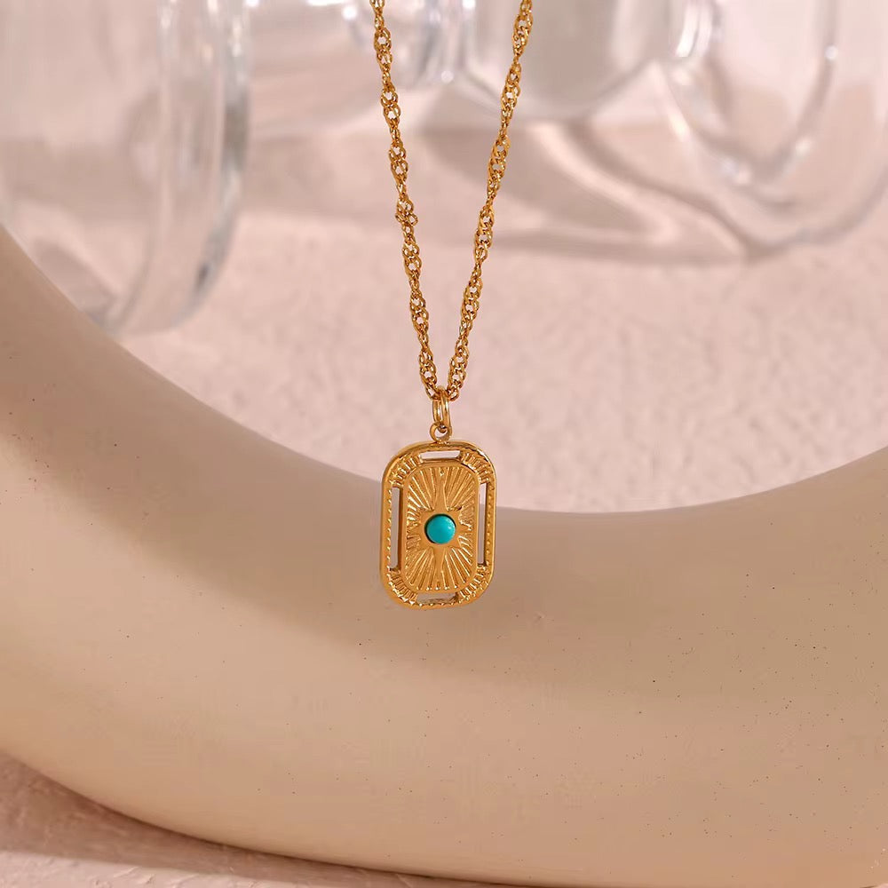 Sunburst Charm Chain