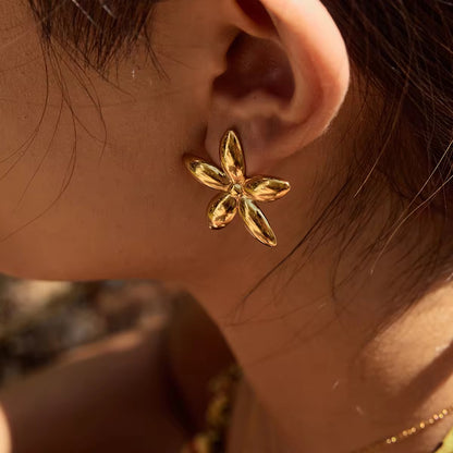Golden Bloom Studs