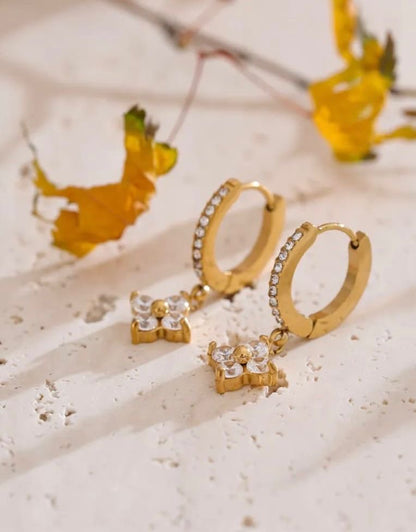 Petite Bloom Hoops