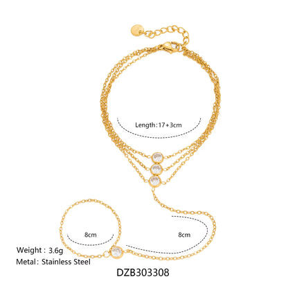 Triple-Strand Handchain