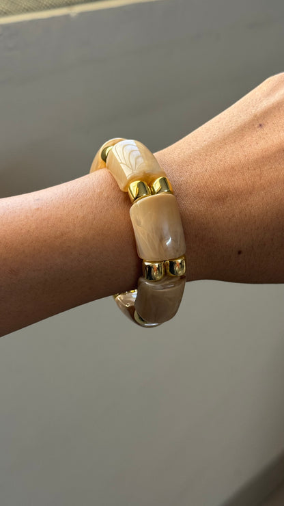 Marble Resin Bangles (Thick)