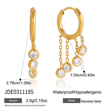 Tiered Solitaire Hoops