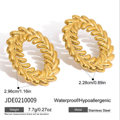 Laurel Gold Earrings