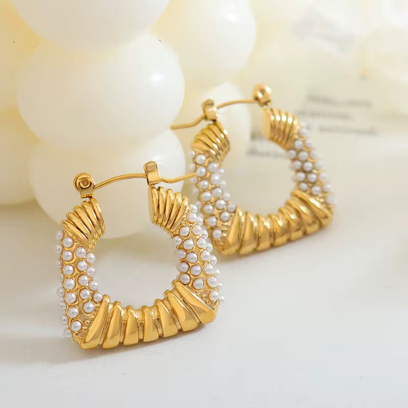 Vintage Glam Hoops