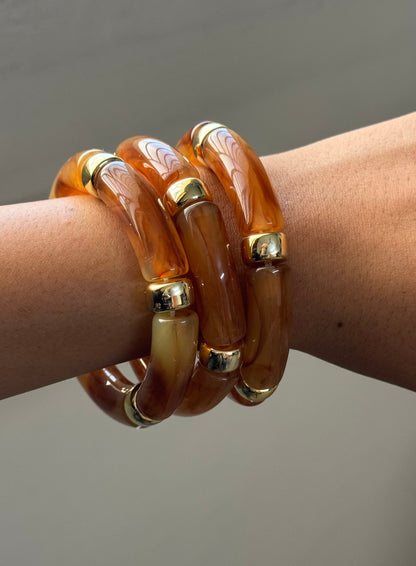 Marble Resin Bangles (Set of 3)