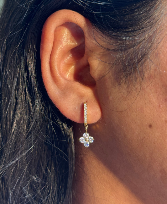 Petite Bloom Hoops