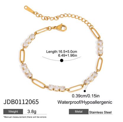 Crystal Chain Bracelet